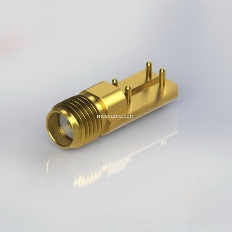 Connettore coassiale diritto femminile dei connett. SMA rf con .015