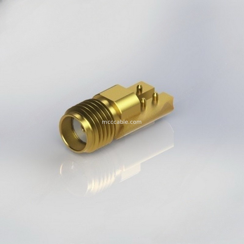 Connettore coassiale diritto femminile dei connett. SMA rf con .015