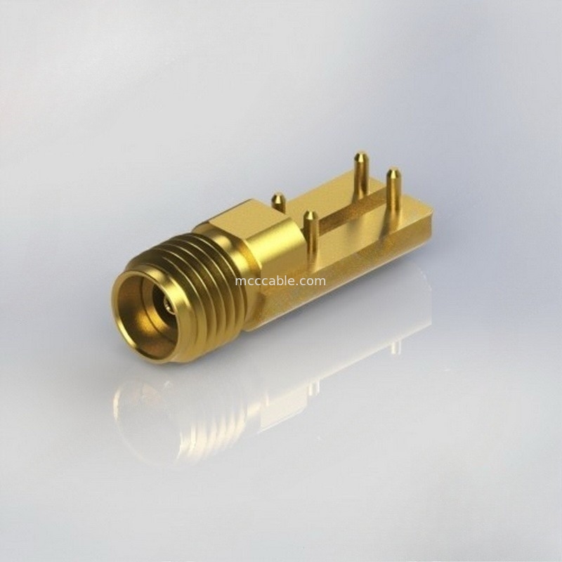 Connettore coassiale diritto femminile dei connett. SMA rf con .015