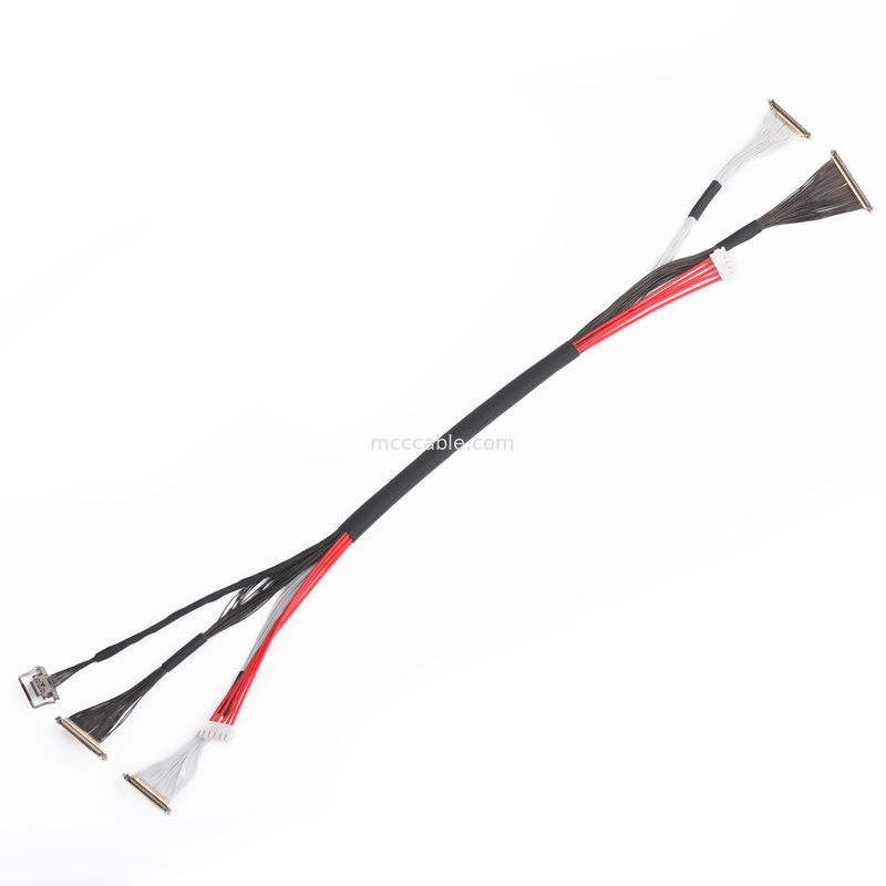 20531 50P Verticale accoppiamento Micro cavo coaxiale 20531-050t-02 0,25mm rettangolo connettore