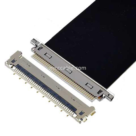 20856-030T-01 0,4 mm Pitch 30P Microcavo coassiale Assemblaggio del cavo Accoppiamento Direzione orizzontale
