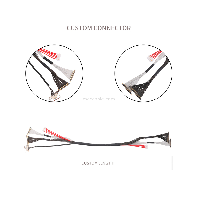Pitch 0.25mm 20531-034T-01 A 20633-210T-02S 0.25 mm cablo personalizzare