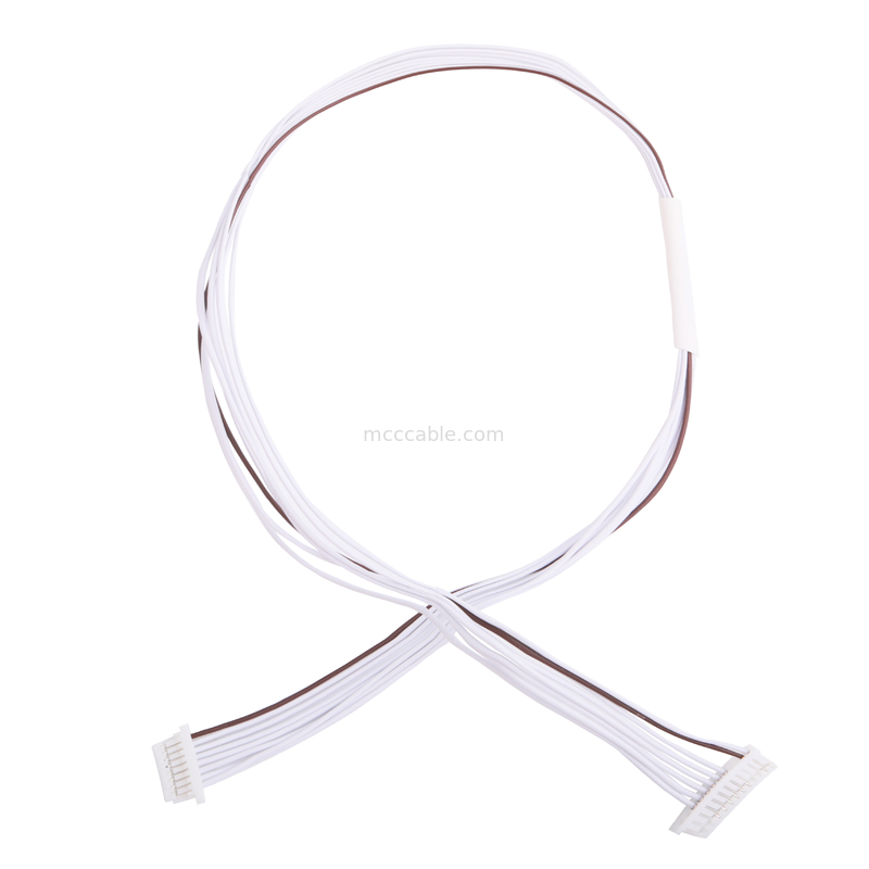 0.80mm 8 cablaggio JST SHR-08V-S-B del cavo dell'assemblaggio cavi del PVC LVDS di PIN