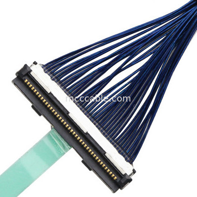 Connettore LCD dell'esposizione dei lvds di ORE DF80-40P-0.5SD dell'assemblaggio cavi dell'EDP dell'esposizione di LVDS