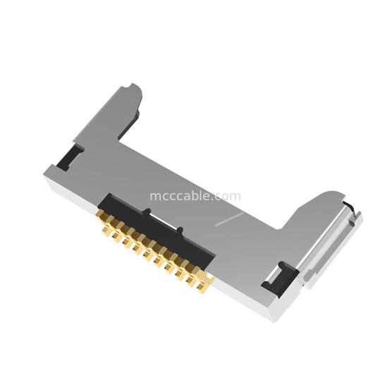micro assemblaggio cavi coassiale 20345-010T-32R di 10pin Lvds 0,4 millimetri di tipo accoppiamento orizzontale connettore micro-coassiale del passo