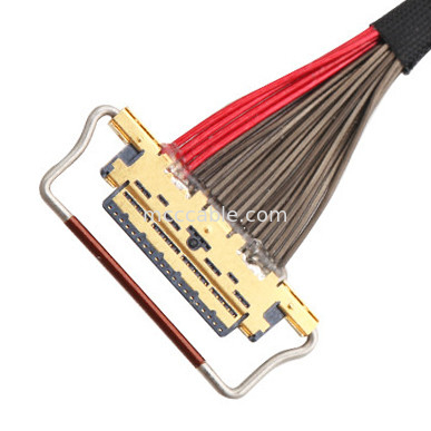 Cavo coassiale UL EDP LVDS 0.4mm Pitch 20633-220T-01S 20 pin Lunghezza personalizzata