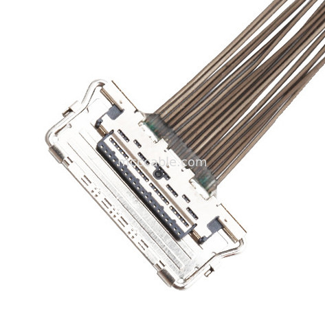 connettore coassiale dell'esposizione dei lvds di  20679-20p del cavo dell'EDP del passo LVDS di 0.4mm micro