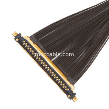 40P UL11130 46AWG Assemblaggio di cavi micro coassiali 20531-040t-02 IDC Forming OEM/ODM