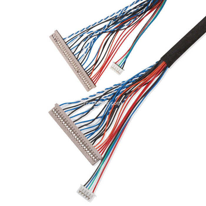 250V 20 Pin Lvds Cable  Df 14 a Df14 per il connettore dell'esposizione dei lvds del computer portatile