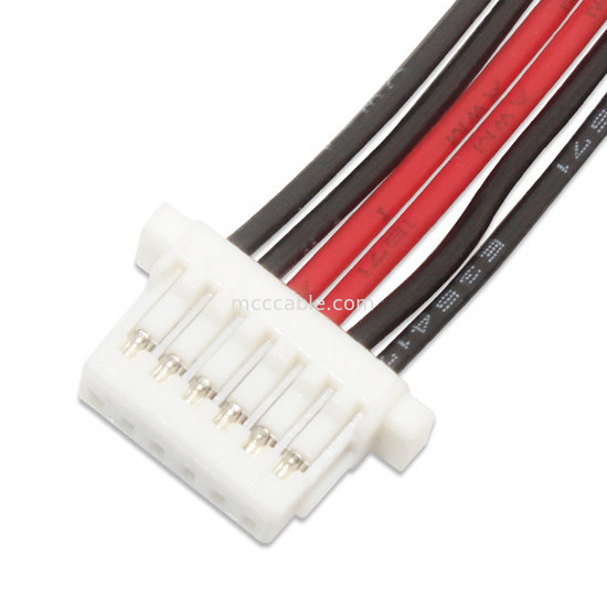 Il trasporto del cavo di Jst e trattare 1,0 a 6Pin SH1.0 FISSANO il connettore di 500MM Jst al cablaggio su ordinazione del cavo in scatola 3mm