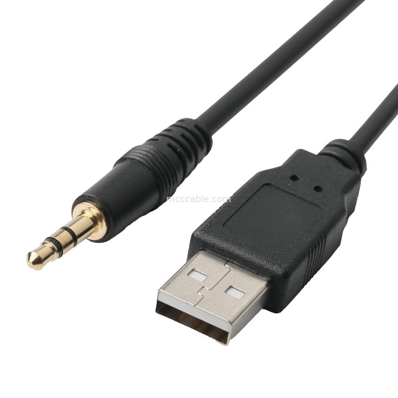 Stereotipia maschio AUS. di Jack 3.5mm del cavo di estensione di ISOBUS per il cavo dell'incavo della O Jack USB