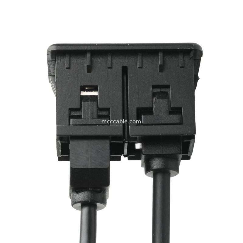 Stereotipia maschio AUS. di Jack 3.5mm del cavo di estensione di ISOBUS per il cavo dell'incavo della O Jack USB