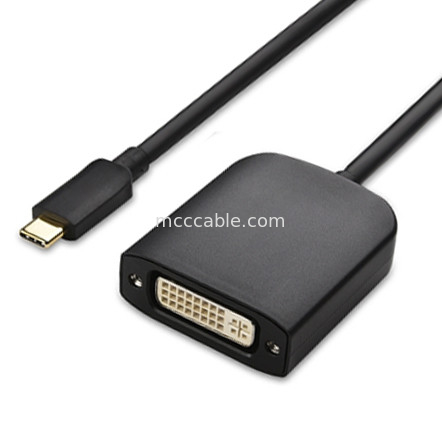 Adaptatore USB tipo C maschio a Dvi I femmina per proiezione di fotocamere LCD