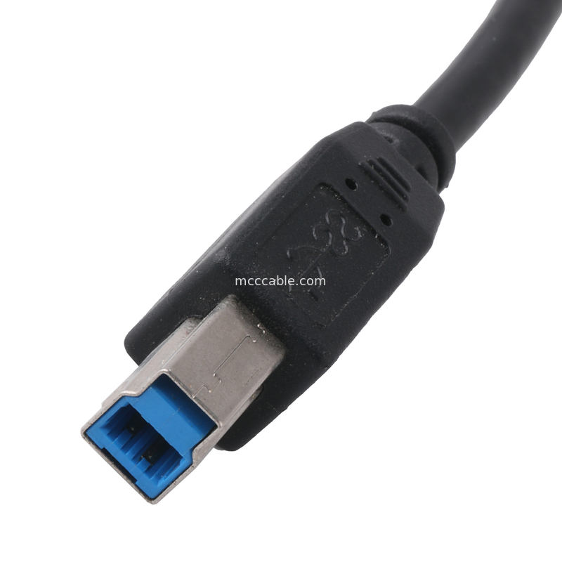 Collegamento del cavo della stampante USB 3.0 B maschio a femmina USB 3.0 Bm a Bf