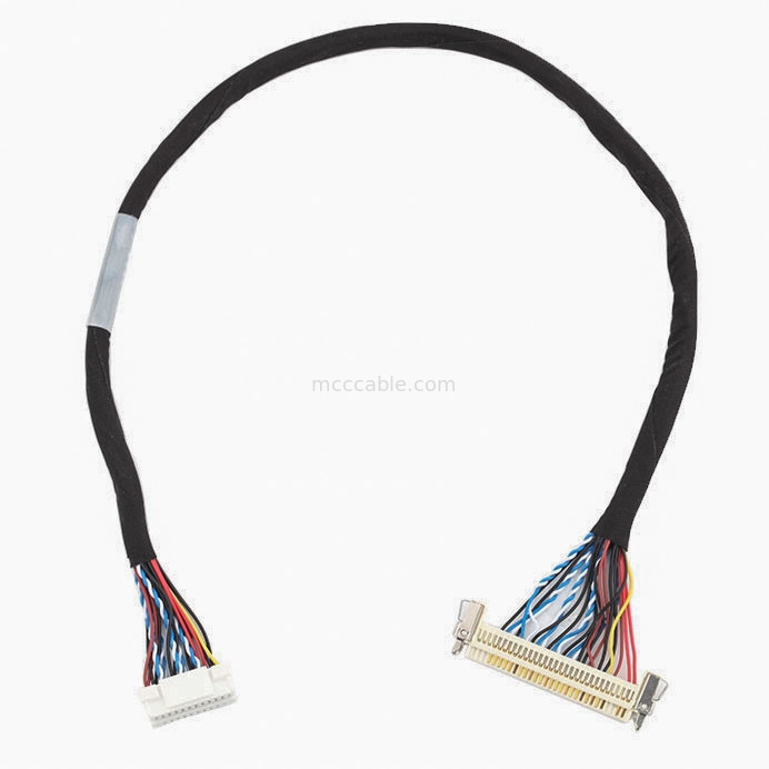 24 pin MOLEX 504186-2400 30 pin JAE FI-X30HL LCD LVDS Cable Assembly Lunghezza personalizzare