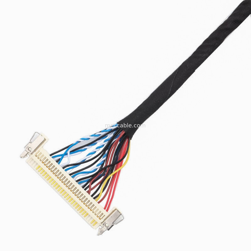 24 pin MOLEX 504186-2400 30 pin JAE FI-X30HL LCD LVDS Cable Assembly Lunghezza personalizzare