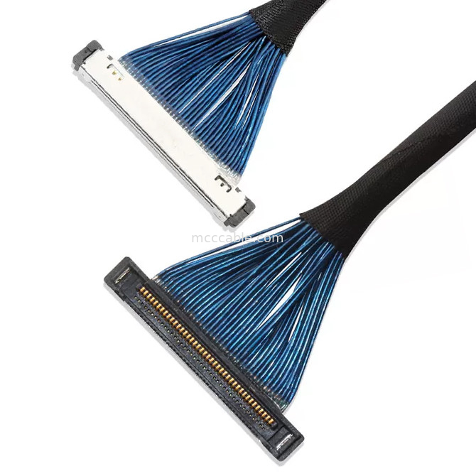 0.4mm Microcavo coaxial Edp 40 Pin 20373 2182 20374 20380 cavo lvds