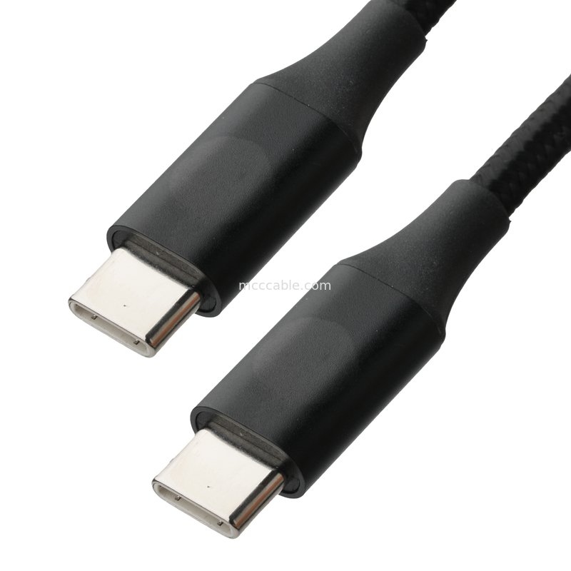 Cavo di estensione USB di tipo C a tipo C ad alta velocità con maglia intrecciata