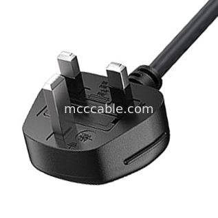 C13 To Uk Plug Power Cord Bs1363 18awg 250v Lunghezza Adatta alla maggior parte dei computer, stampanti e altri dispositivi