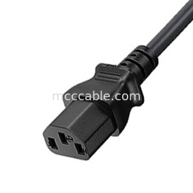 C13 To Uk Plug Power Cord Bs1363 18awg 250v Lunghezza Adatta alla maggior parte dei computer, stampanti e altri dispositivi
