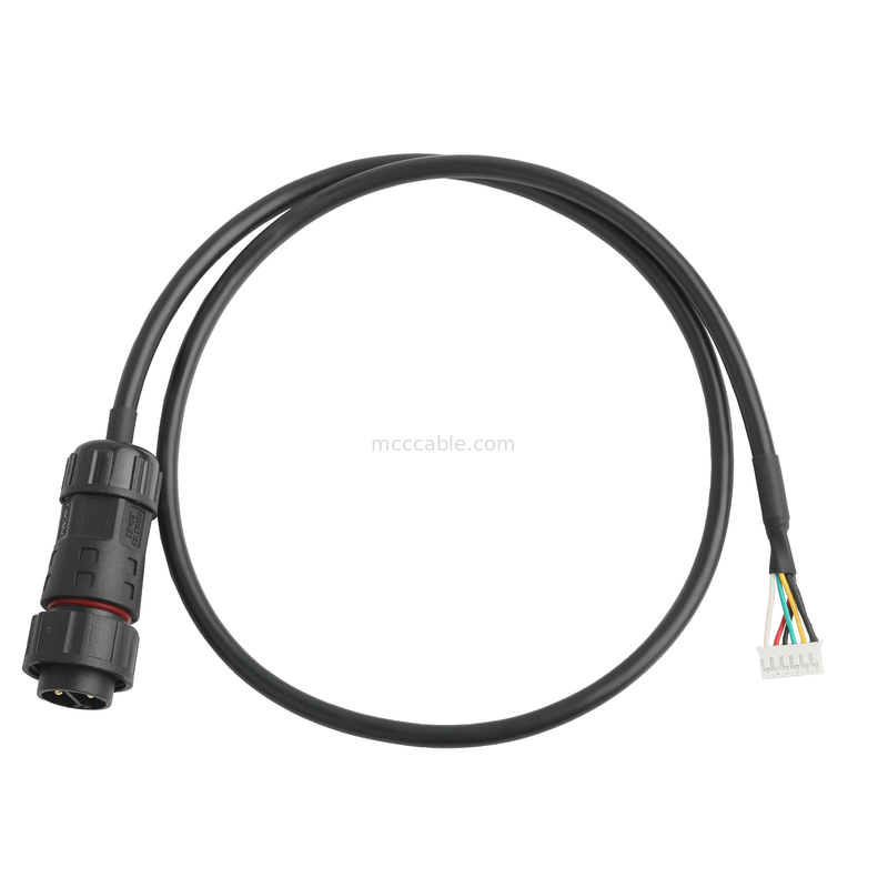 RoHS Cable Waterproof Connector M20 Maschio a JST PHR-6 Wire UL2464 24AWGX5C OEM / ODM