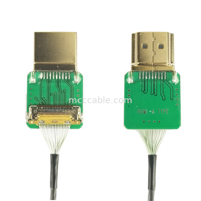 Adaptatori di connettore 20525-020E-02 per il tipo Hdmi Cable Adapter Hdmi Straight Head Hdmi-A passo 0,4 mm