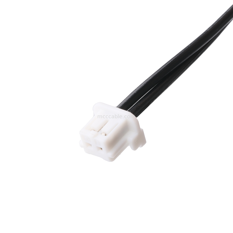 DC Plug 2.1*5.5mm Tipo di saldatura PVC Aspetto stampaggio 90 angolo a White Housing 2P MOLEX F
