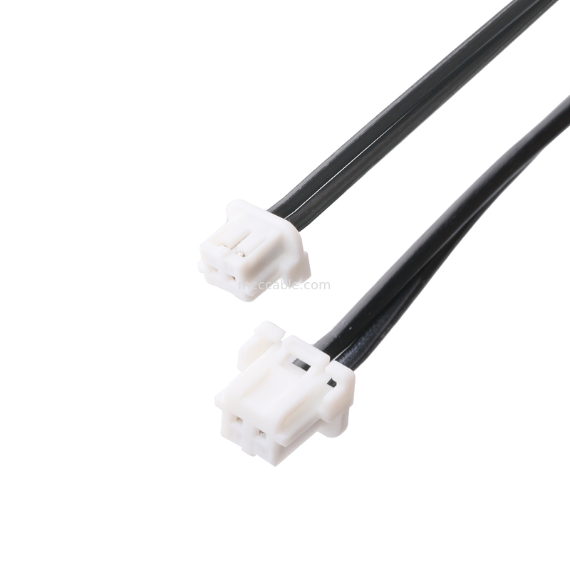DC Plug 2.1*5.5mm Tipo di saldatura PVC Aspetto stampaggio 90 angolo a White Housing 2P MOLEX F