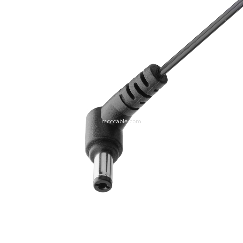 DC Plug 2.1*5.5mm Tipo di saldatura PVC Aspetto stampaggio 90 angolo a White Housing 2P MOLEX F
