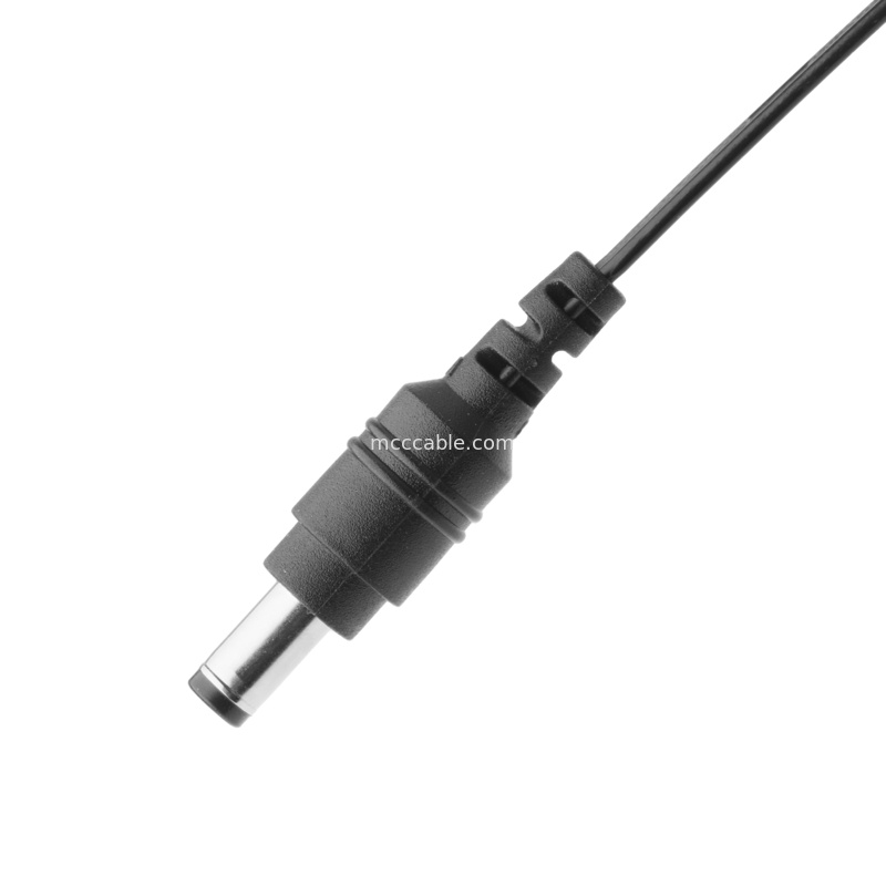 Collegamento a corrente continua 2.1*5.5mm Tipo di saldatura PVC Aspetto stampaggio a TE Cassa blu 2P connettore di cavo femminile