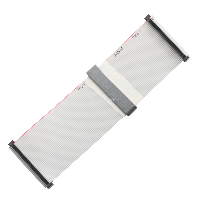 IDC FC-2*20P 40Pin 2,54mm di passo Nero PBT+G/F UL2651 28AWG Idc Flat Ribbon Cable 1,27mm di passo OEM/ODM