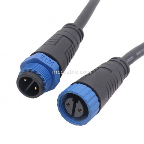 M15 Industrial 2, 3 Pin Circular Connector M15 Solder Type Assembly Connector impermeabile IP67