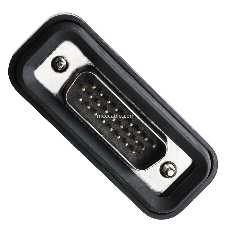 RoHS LVDS Assemblaggio del cavo HDB-26BMMA-SL7001 Maschio a HDB-26BFFA-SL7001 Femmina Lunghezza personalizzare OEM / ODM
