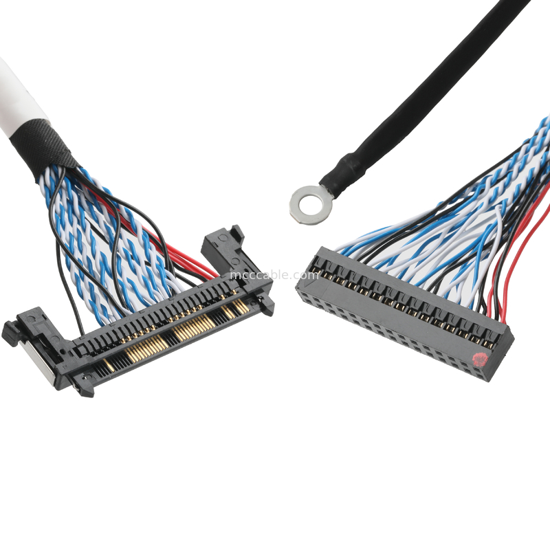 L'assemblaggio del cavo LVDS JAE FI-RE51HL 51Pin To DP2.0 30Pin Or EGN UL 1571 28AWG CABLE OEM/ODM