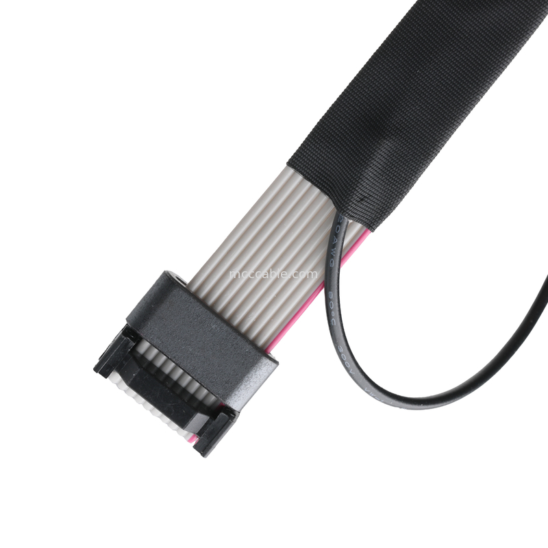 IDC FC-10P e TER M4 passo 1.27mm connettore per cavo a terra con anello UL2651 28AWG cavo OEM/ODM