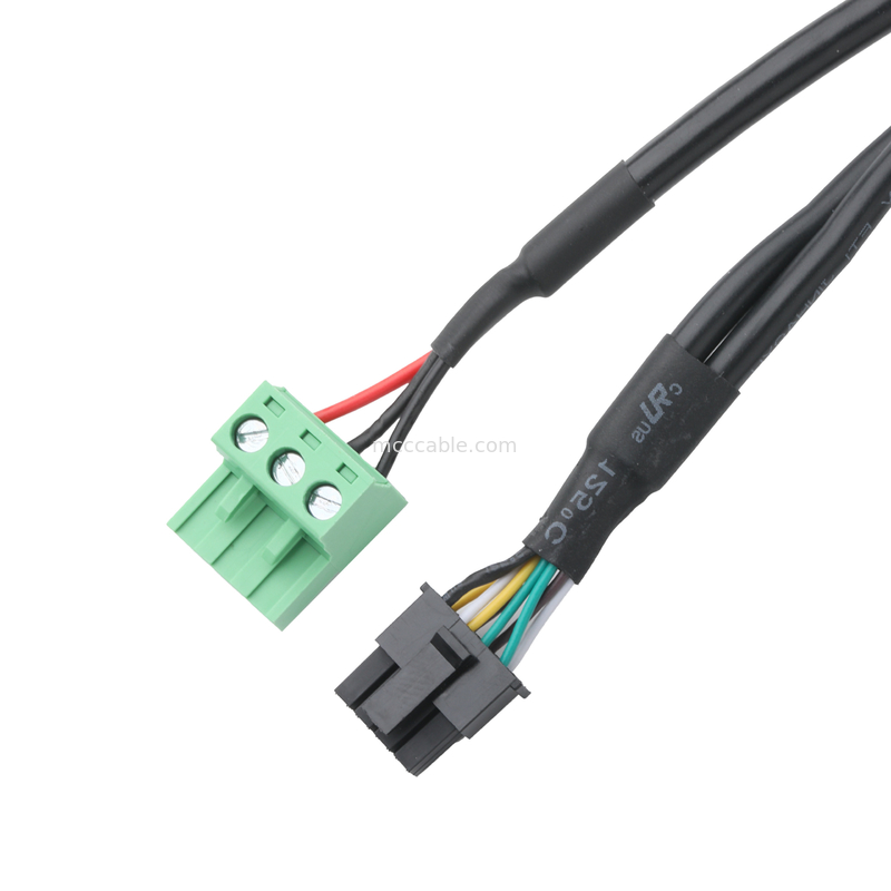 Collegatori di cavi industriali personalizzati DB-15P Femminile a HSG 43025-0800 passo 3,0 mm e 691352710003 passo 5,8 mm