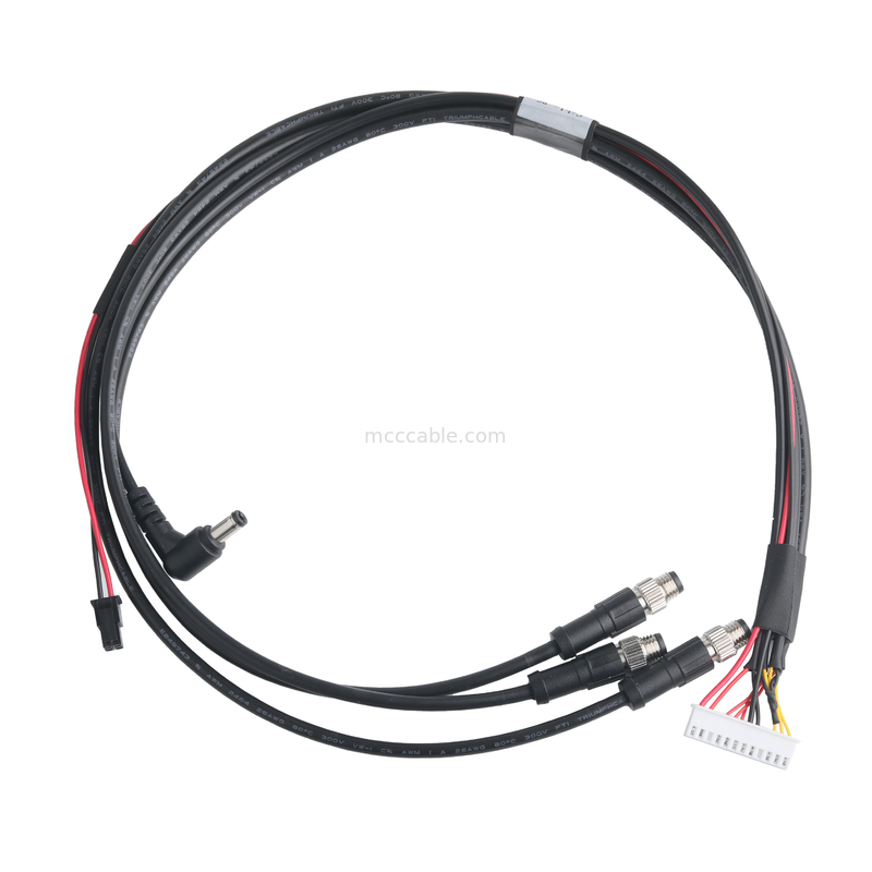 XHB-12P a M8 CONN Assemblaggio del cavo e DC CONN O 43025-0400 CONN Pitch 3.0mm OEM/ODM