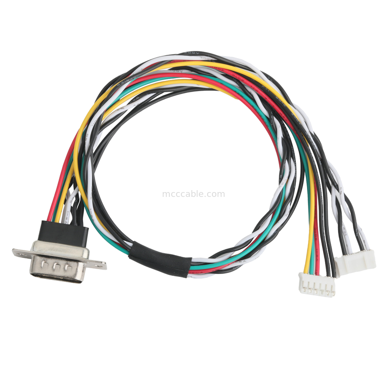 D-SUB-9Pin MALE a JST PHR-6 e PHR-6 connettori per l'assemblaggio di cavi personalizzati