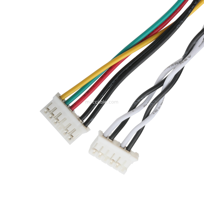D-SUB-9Pin MALE a JST PHR-6 e PHR-6 connettori per l'assemblaggio di cavi personalizzati