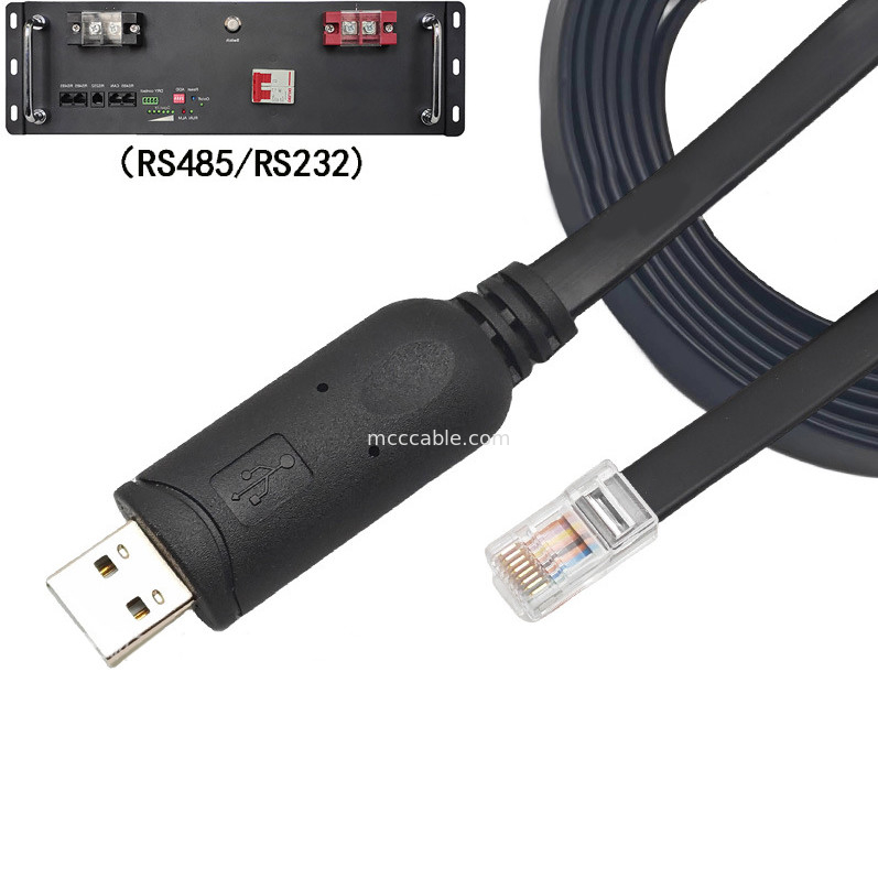 USB-A a RS485 RJ45 Cavo seriale 8P8C Compatibile con RS485 Linea di debug della configurazione di comunicazione