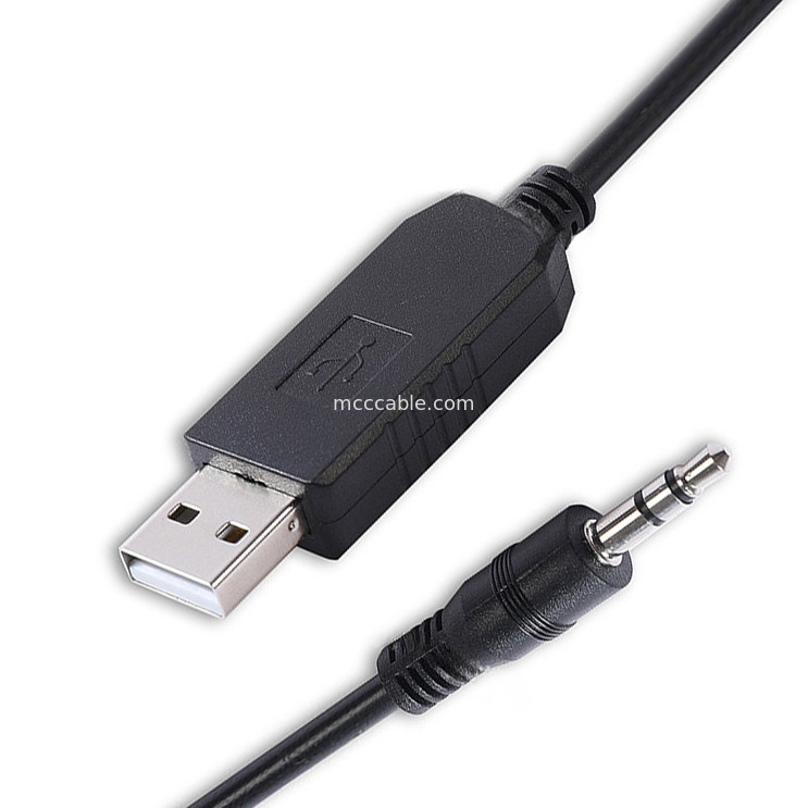 FTDI Chip TTL-232R-3V3-AJ USB a TTL Cable seriale 3.5mm 2.5mm Audio Jack Specifications Custom Harness