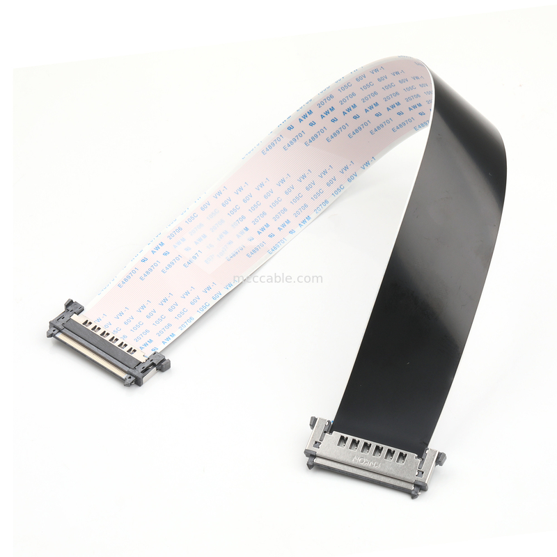 RE51 CONNGolden Pins UP FPC FFC cavo 51Pin 0,5 mm di passo Flessibile cavo piatto 300 mm di lunghezza
