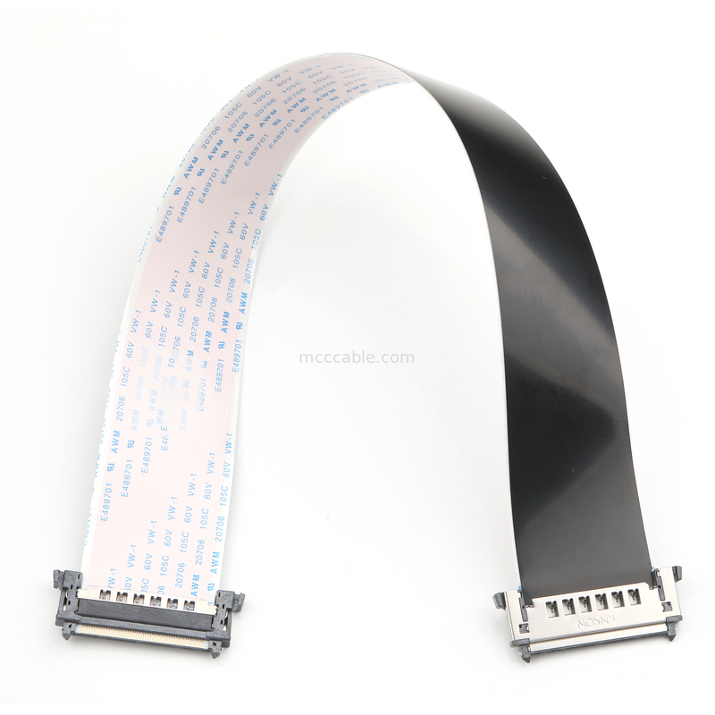 RE51 CONNGolden Pins UP FPC FFC cavo 51Pin 0,5 mm di passo Flessibile cavo piatto 300 mm di lunghezza