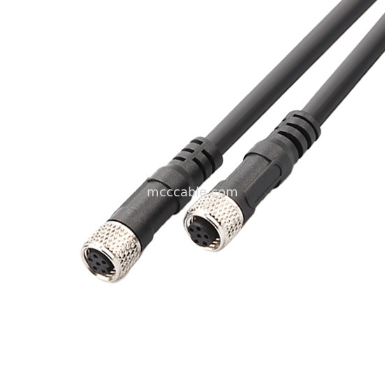 Collegatore industriale M8 Collegatore impermeabile a forma circolare a iniezione maschio femmina 6 pin