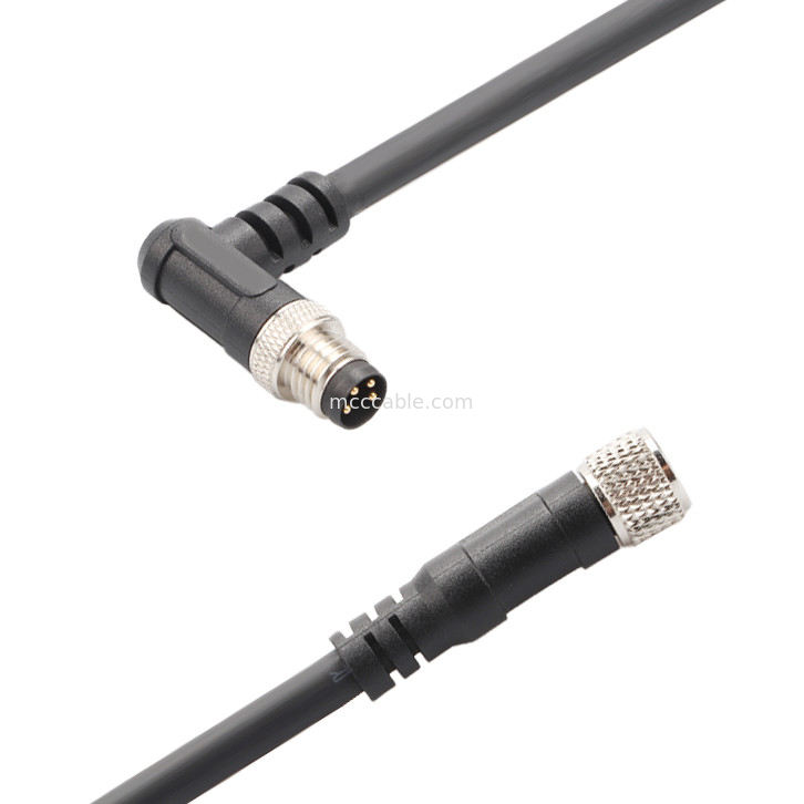 Collegatore industriale M8 Collegatore impermeabile a forma circolare a iniezione maschio femmina 6 pin