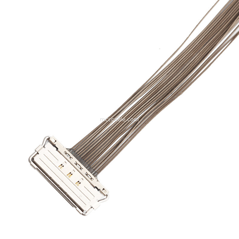 connettore coassiale dell'esposizione dei lvds di  20679-20p del cavo dell'EDP del passo LVDS di 0.4mm micro