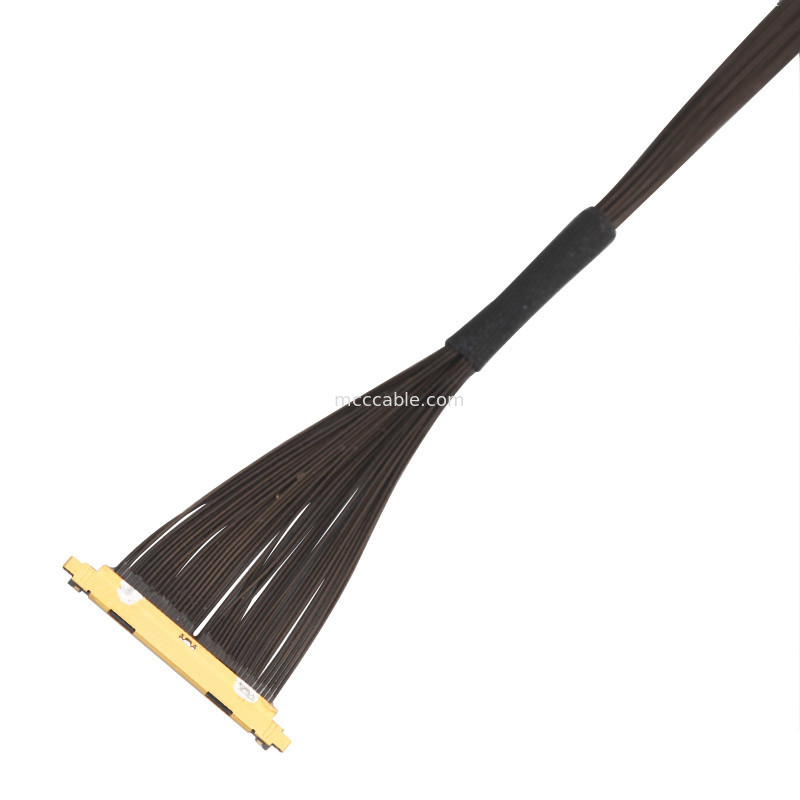 40P UL11130 46AWG Assemblaggio di cavi micro coassiali 20531-040t-02 IDC Forming OEM/ODM