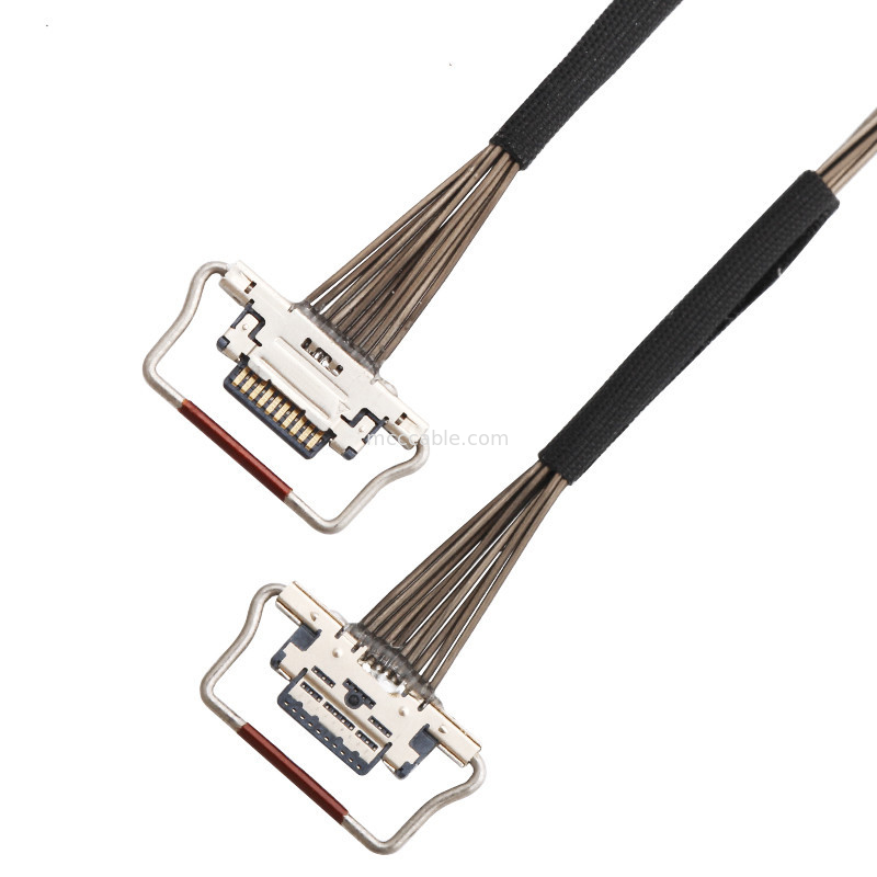 10 passo 20633-310T-01S Lvds di Pin Micro Coaxial Cable 0.4mm per la macchina fotografica termica