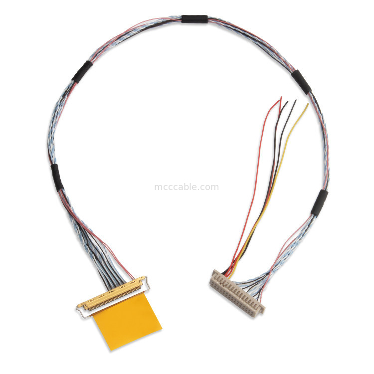 1.25mm 0.5mm Lvds Cavo coassiale Df13 30ds 1.25 a 20453-240T-03 0,5mm passo