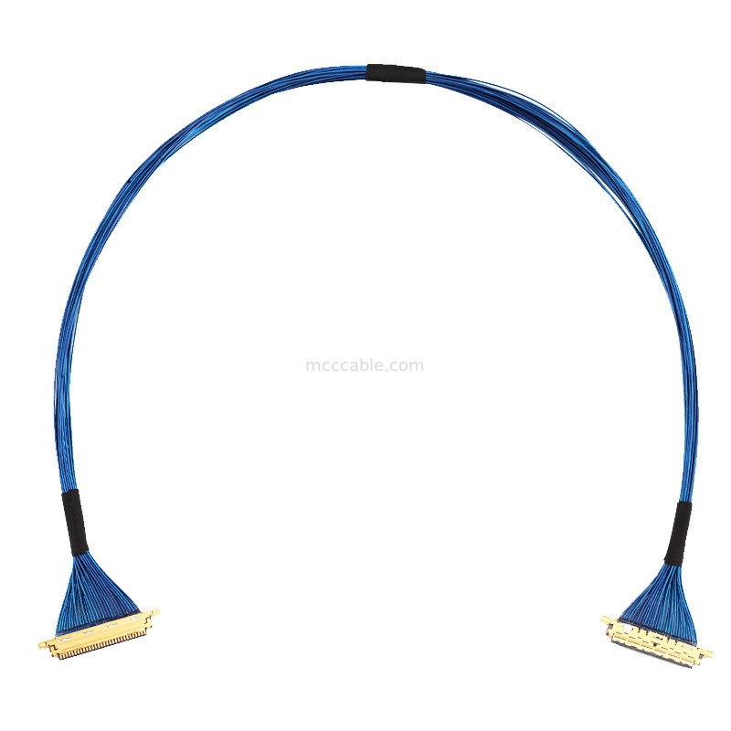 Micro coassiale 20453-230T-03 a 20453-230T-03 Lvds Edp Assemblaggio del cavo 0,5 mm Pitch
